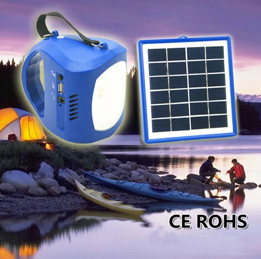 
cheapest solar powered solar emergency light lanterns outdoor solar camping light with radio FM band CE ROHS approved 