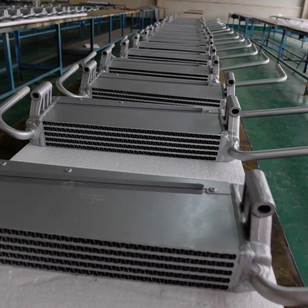 Aluminum Small Oil Cooler  Plate-Bar Boat Engine Heat Exchanger