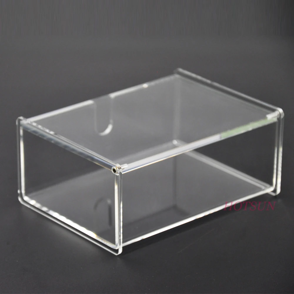 Clear acrylic display cube box small acrylic box
