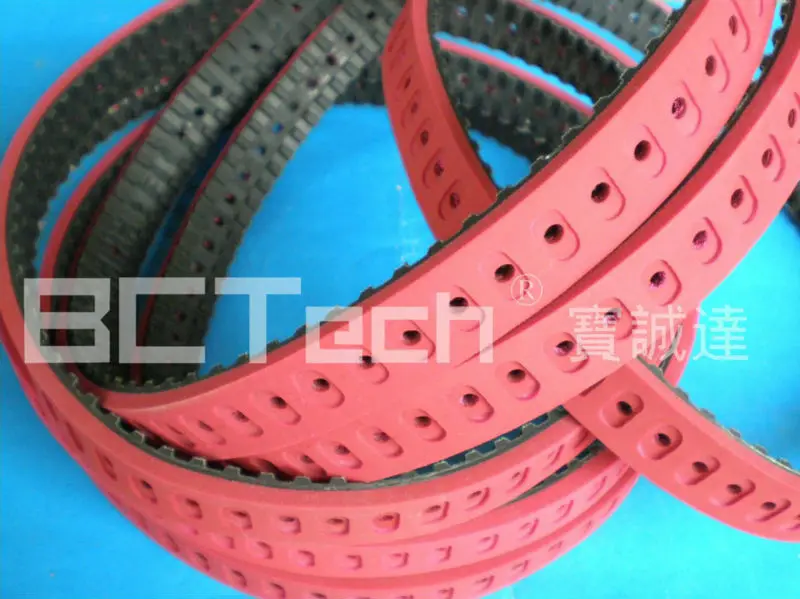 Специальная обработка pu пробивая отверстия ремень грм/упаковочная машина зубчатый