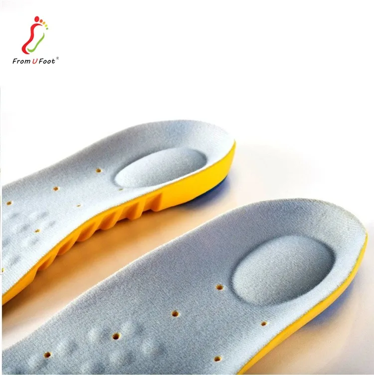 Comfortable soft memory foam gel insoles arch support massaging  insoles