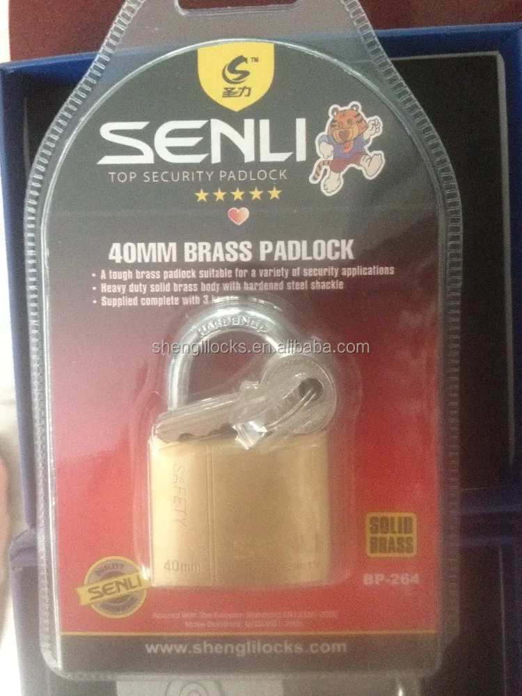 CHEAP BRASS PADLOCK WITH BRASS PAD LOCK