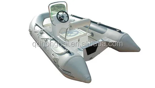 CE certificate rib390 rigid fiberglass hull inflatable boat