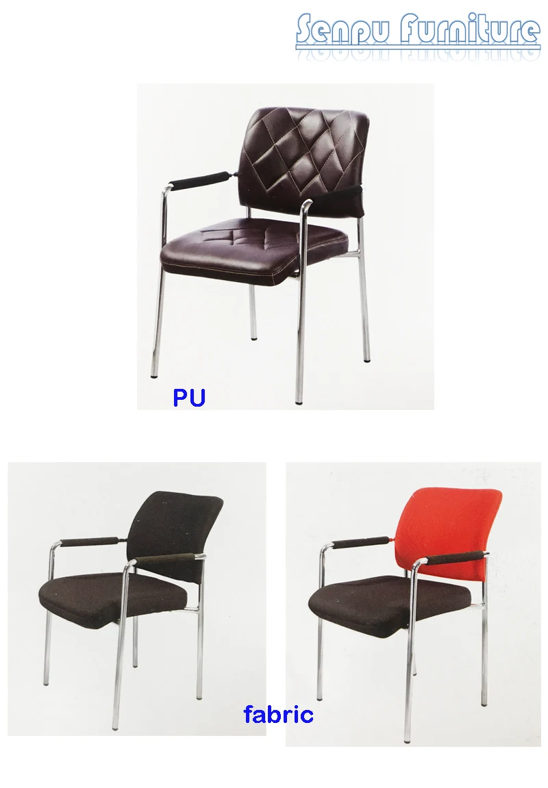 factory supply fabric covering steel meeting ergonomic visitor chair for conference room