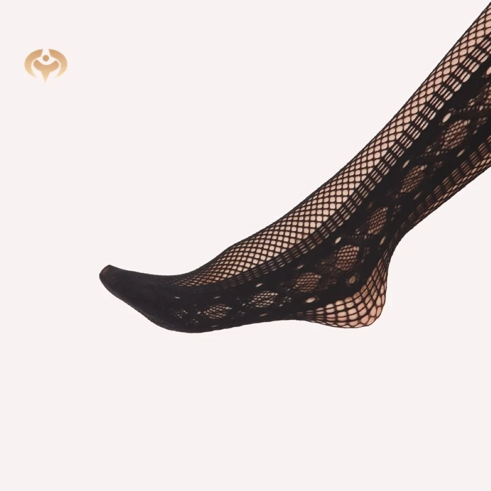 New design nylon and spandex fish net seamless fishnet fitness pantyhose for women tights