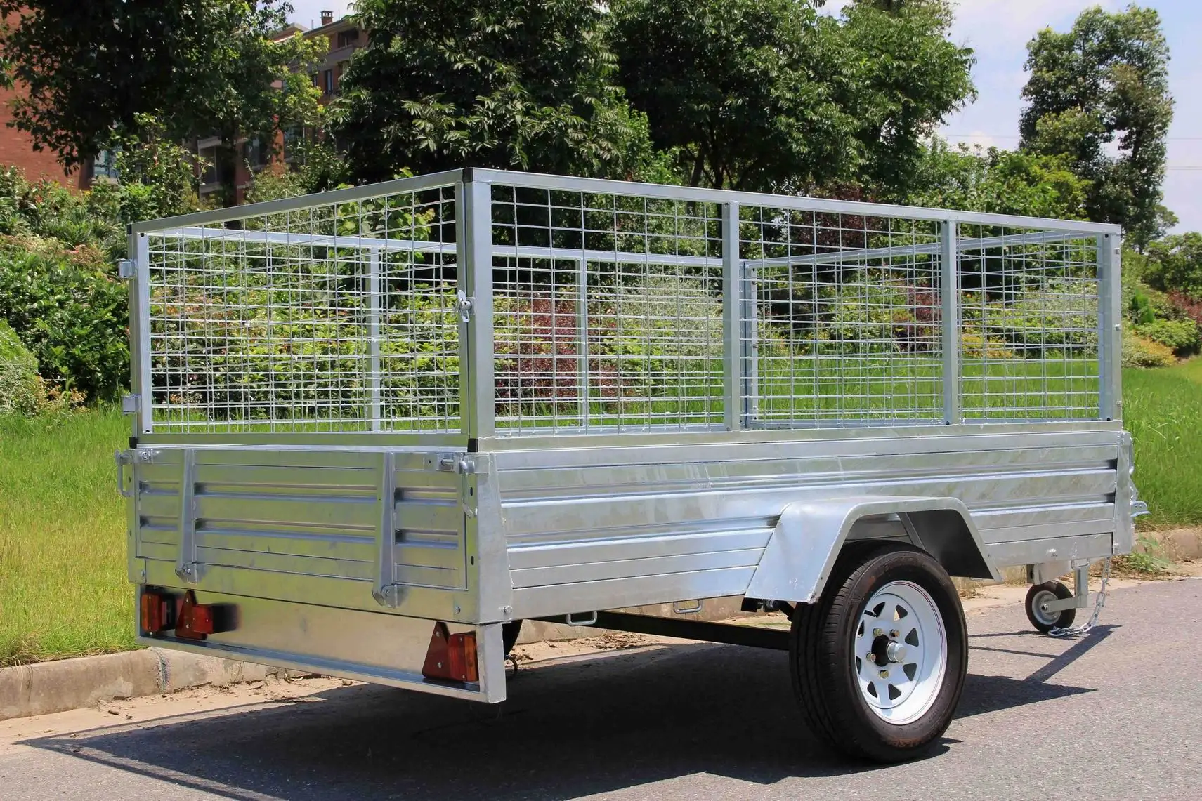 8x5  Fully Weld  Galvanized horse /car/farm Trailer