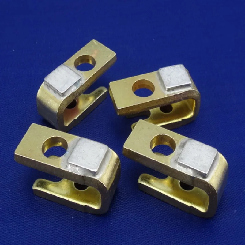  Электрическая медная контактная пластина серебристого цвета