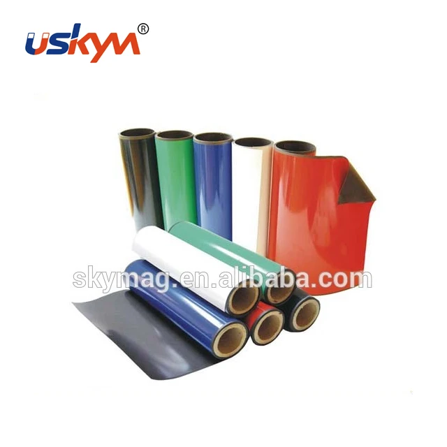 Colourful rubber magnet flexible magnet magnetic sheet magnetic strip