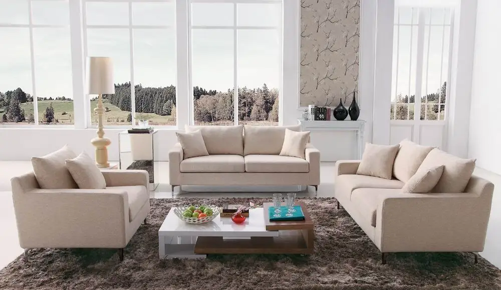 Elegant Living Room Sofa Set Home Furniture Sofa 1+2+3 Seater