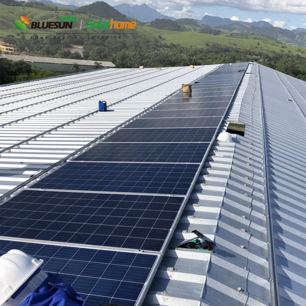 1 megawatt on grid solar system 1mw 2mw solar roof mounting system 1 mw 2 mw 5 mw photovoltaic system