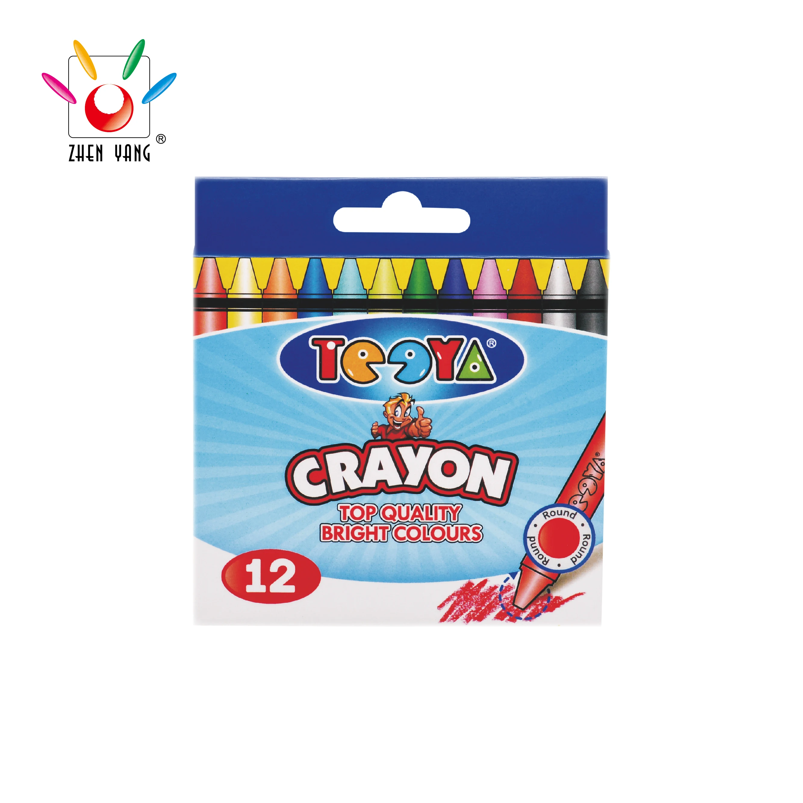 WAX CRAYON IN NORMAL SIZE 6CT 8CT 10CT 12CT 16CT 24CT