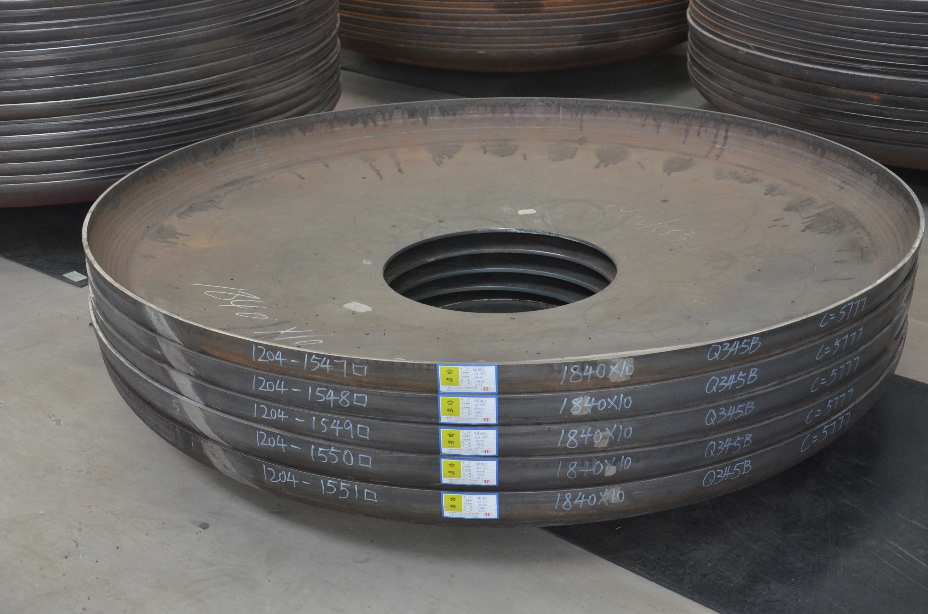 Lowest price steel hemisphere boiler flat heads