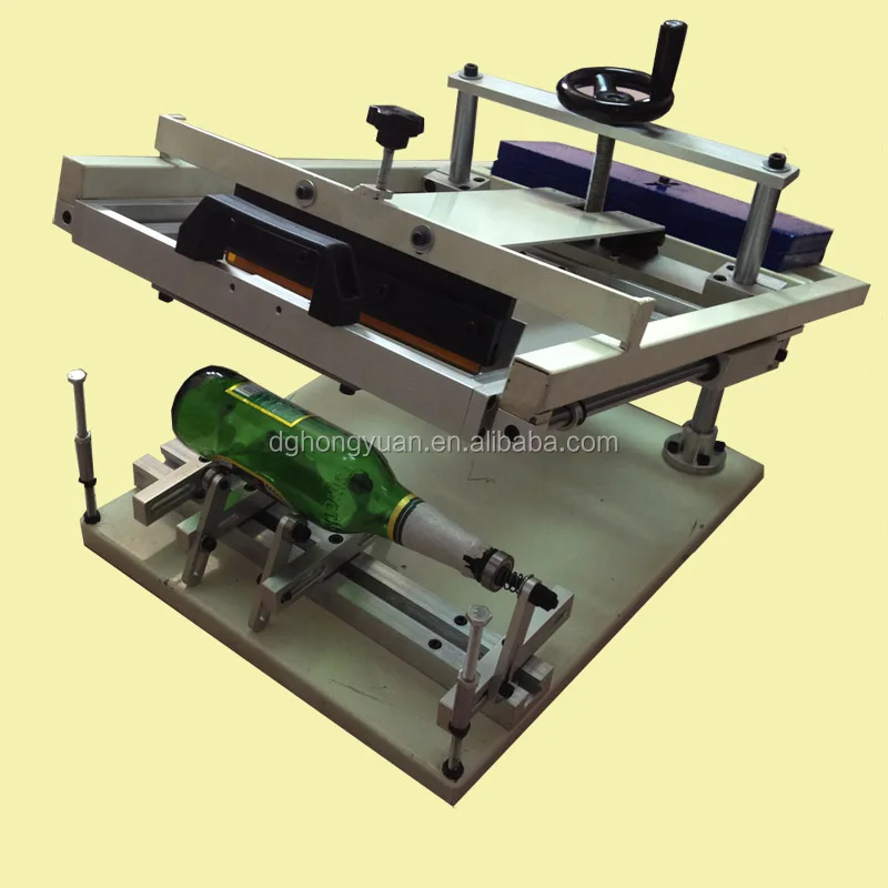 D-hot sale manual cylindrical objects screen printing machine for pen GW-Q2