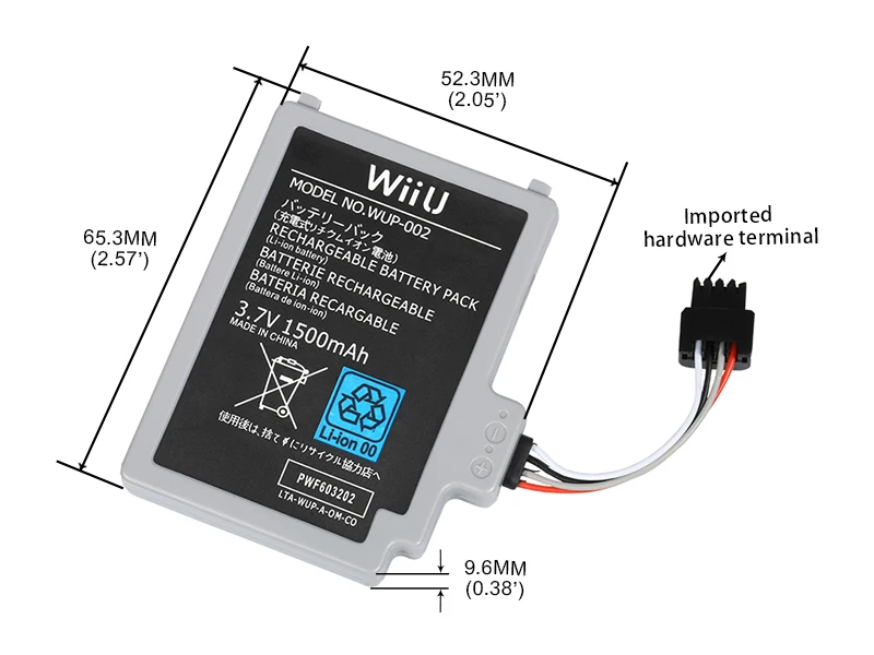  3 7 V 1500 мА/ч wup-012 pad геймпад