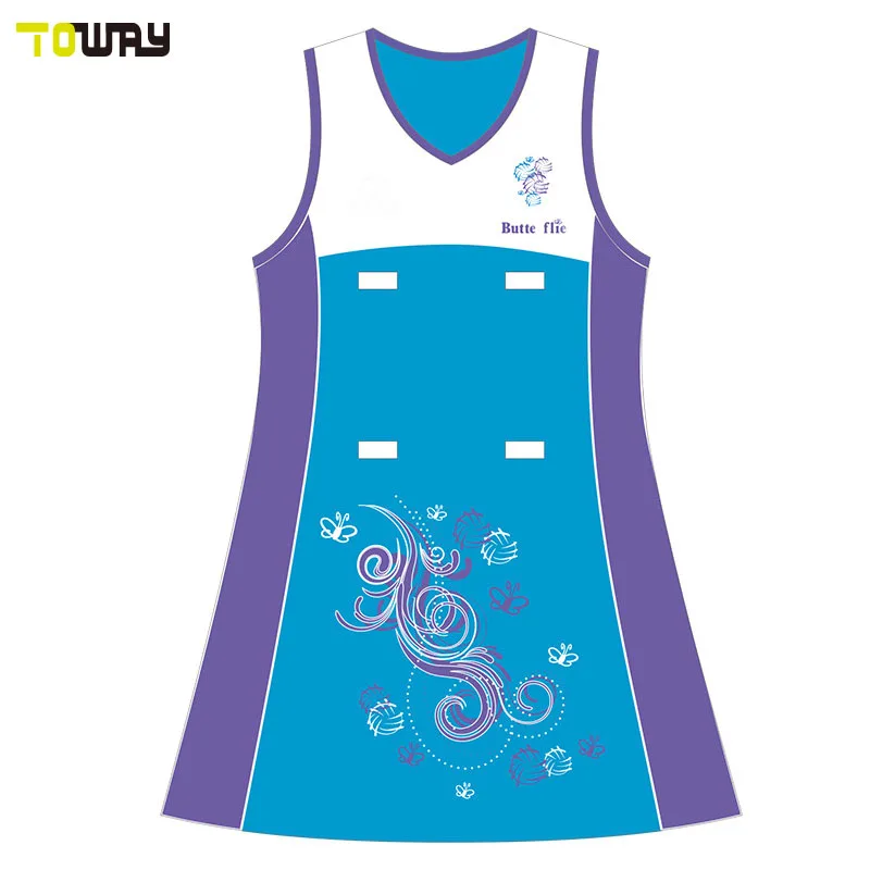 sublimation cheap women netball dress