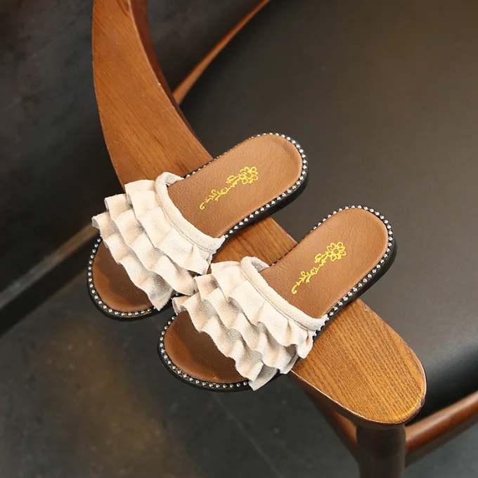 
KS0550 Summer girls simple sliders sandals 