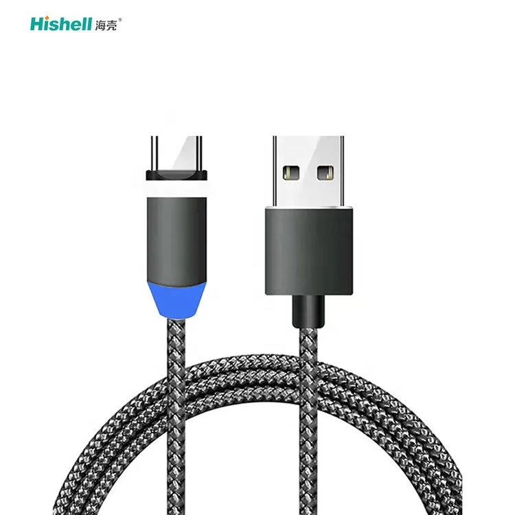 3 в 1 Магнитный зарядный кабель Micro usb с нейлоновым Зарядное устройство usb кабель для зарядки без данных Магнитный usb-кабель магнит