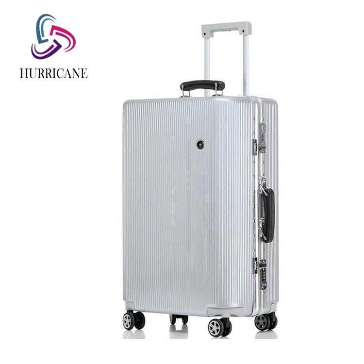 2019 Jiaxing Carry On Hard Case Aluminum Spinner Alu Luggage with Quiet Wheels