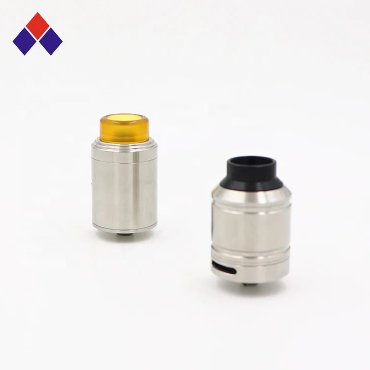 
JHJ Exquisite Electronic cigarette RDA Atomizer 25mm Diameter with POM 810 Drip Tips CNC metal parts for vape atomizer 