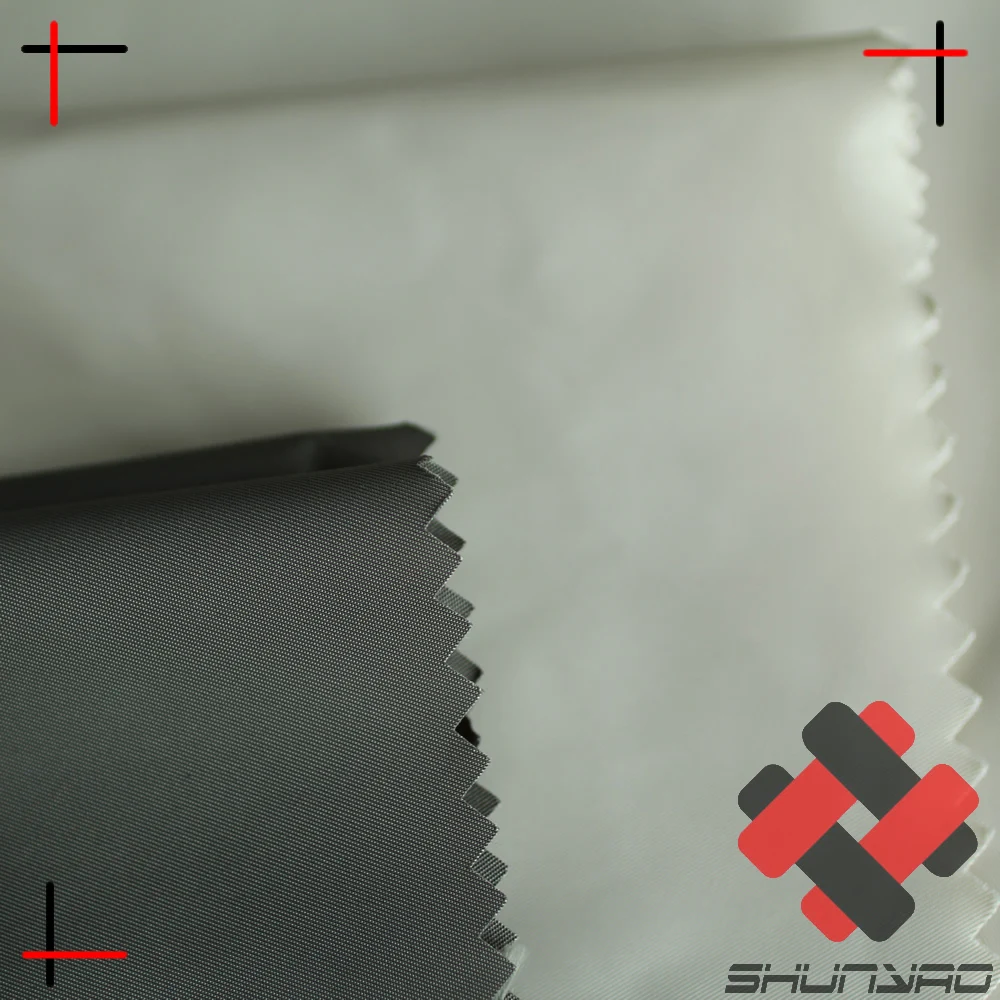 
100% Polyester 1/2 Imitation twill Memory fabric with PU coating for man Jacket 