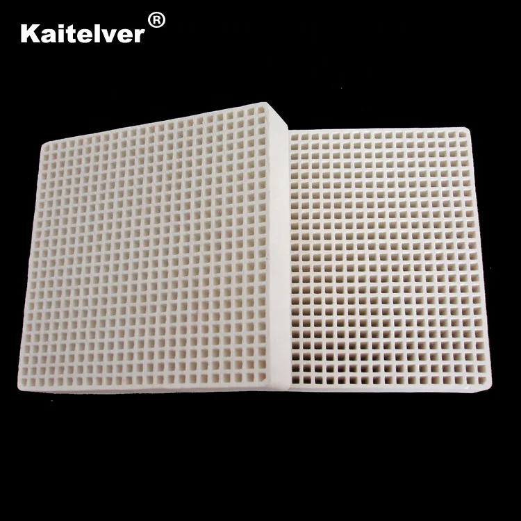 Various sizes straight hole ceramic honeycomb filter slice for aluminum & iron molten filtration