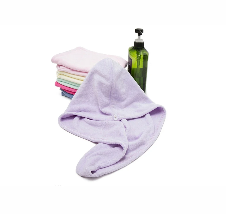 Super Soft Shower Cap Wrap Around Hair towel microfiber