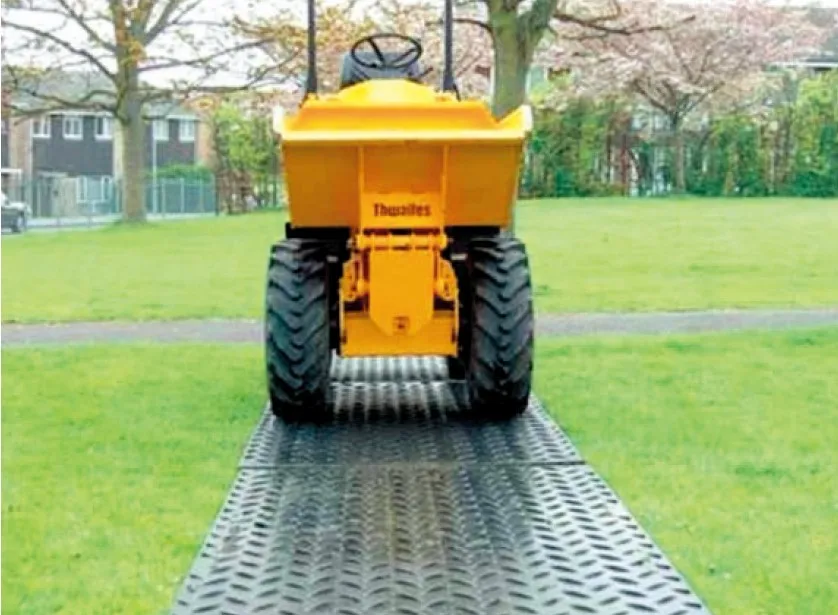 hdpe plastic 4x8 ft ground protection mats and heavy duty equipments mat