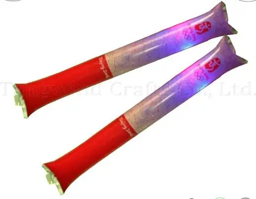 
hot selling promotional various color LED thunderstick hand clap noise maker 