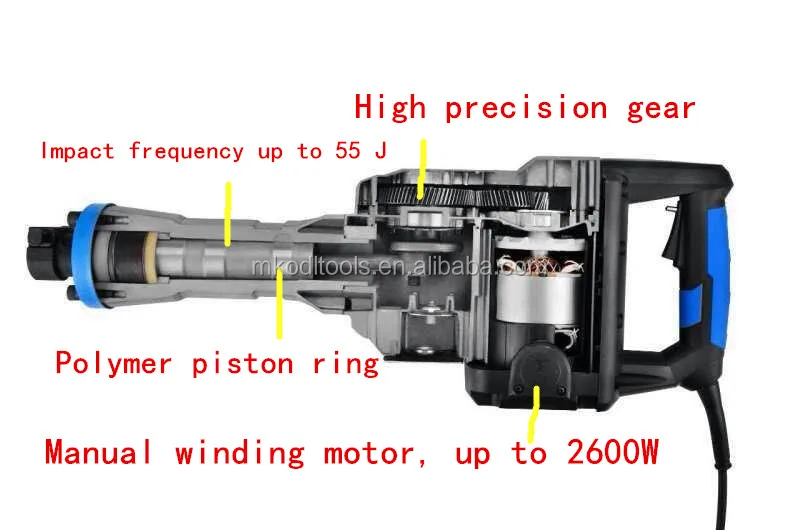 MKODL MK-DH75 DEMOLITION HAMMER 1700W