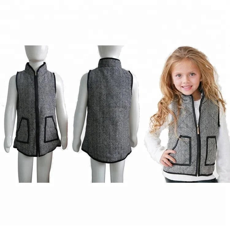 
Factory Girls Herringbone Kids Cotton Vest 