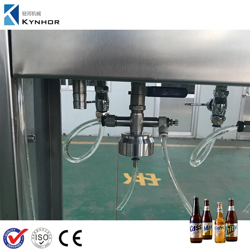 Micro brewery equipment manual glass bottle beer filling capping machine