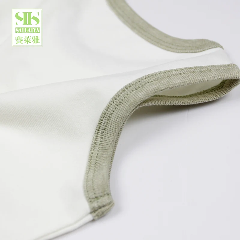 
infant toddler baby organic baby tops vests white clothes kids summer garments 