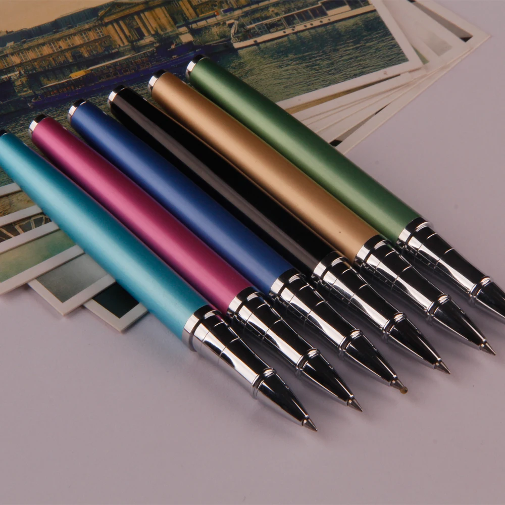 Рекламная лазерная гравировка, роскошная Тяжелая шариковая ручка, деловой подарок, металлическая ручка