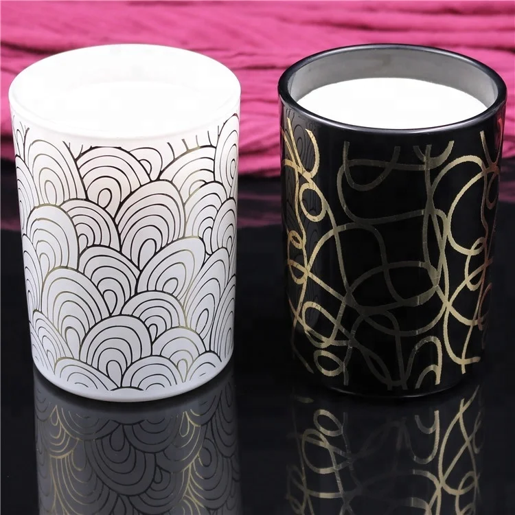 BOYE wholesale custom luxury matt black scented soy wax candle