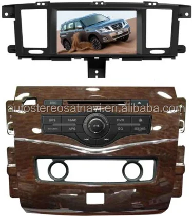 Dashboard Placement with CE FCC certifications car dvd player with gps for Nissan Patrol 2015