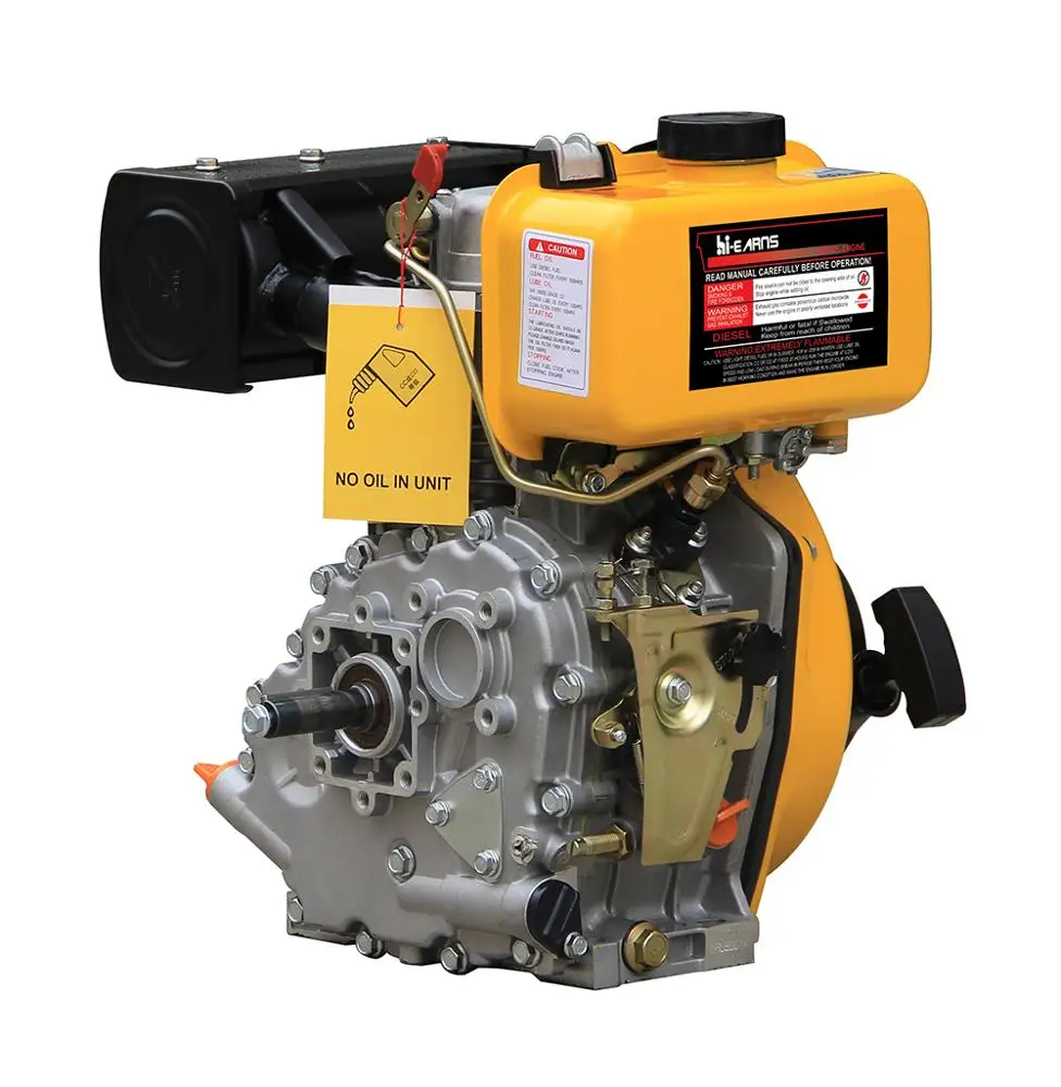 Chinese 170F Air-cooled single cylinder 4-stroke recoil start  diesel engine