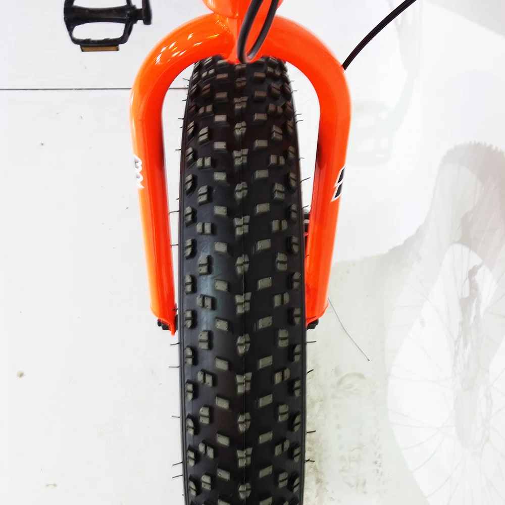 
Customized steel frame 20 wheel size 7 speed 4.0 tyres bicycle 