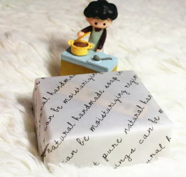 
Printed Logo Designed Moisture Proof Soap Wrapping Paper 