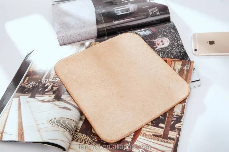 Genuine Brown Leather Mouse Mat Computer Mouse Pad