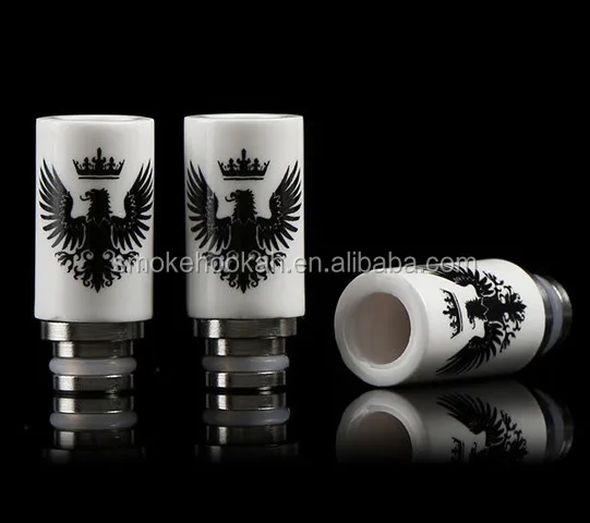 The most popular and fashion Eagle ceramic drip tip/ wide bore drip tip in stock