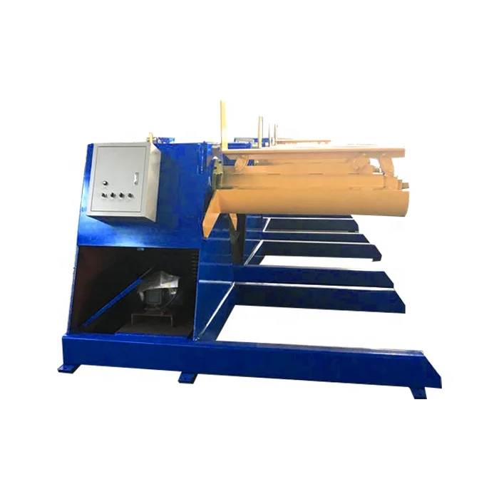 5 ton automatic steel roof panel coil hydraulic decoiler machine