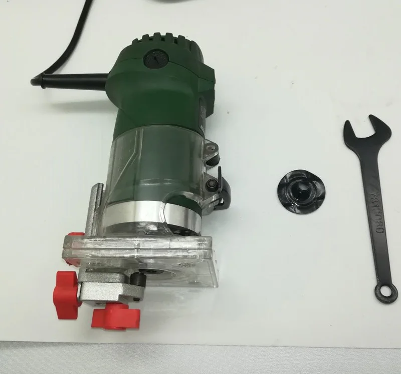 TOLHIT 220-240v 6.35mm 580w Power Laminate Wood Trimmer Electric Wood Edge Trimming Machine