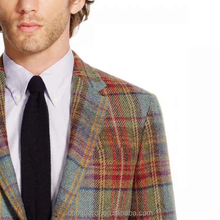 Bespoke Fashionable Latest Suit Design Elbow Patch Mens Fancy Suit Blazer