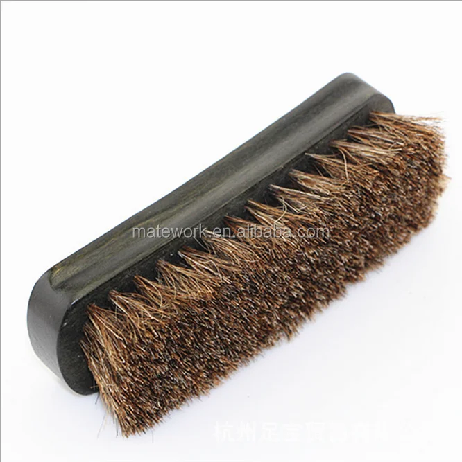 
High Quality wooden horse hair shoe polish brush,brush clothing 
