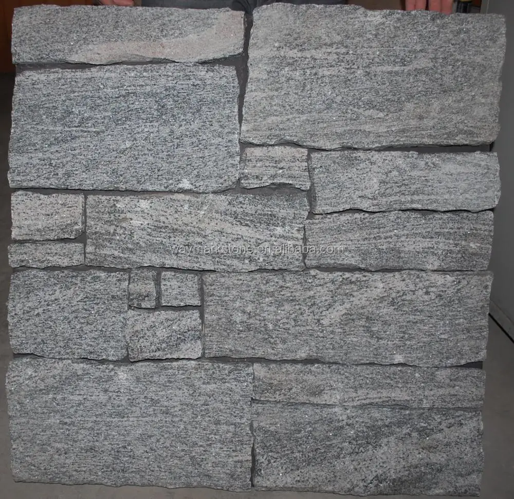 
Flexible grey granite natural thin brick stone veneer 