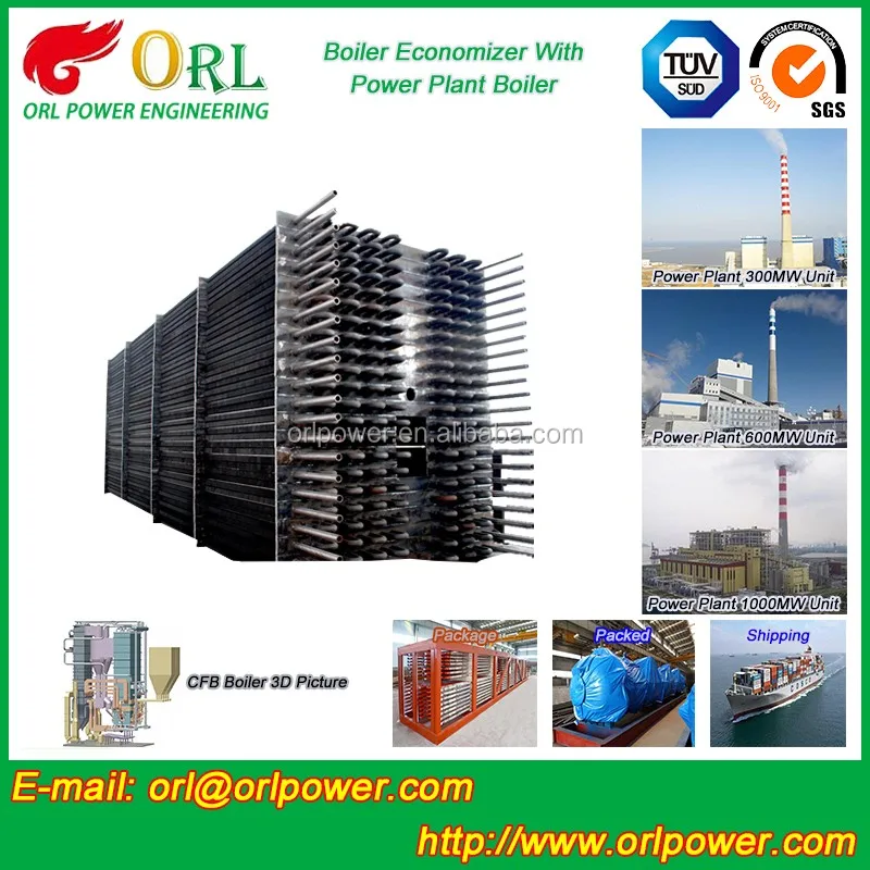 100 тонн SA210A1 котла запасные части котла экономайзера для газовой промышленности