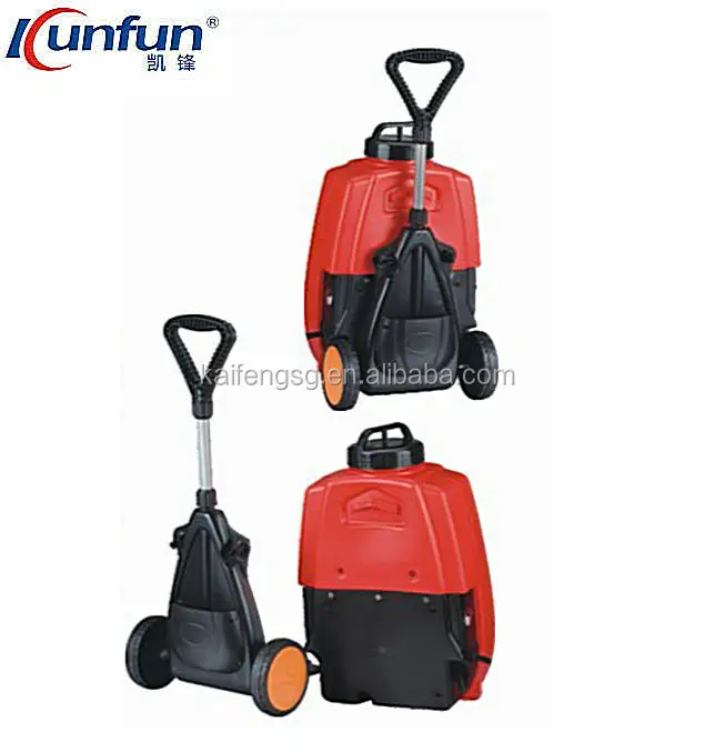 KUNFUN SUPPLY HIGH QUALITY AGRICULTURE AND GARDEN RECHARGEABLE BATTERY TROLLEY POWER SPRAYER
