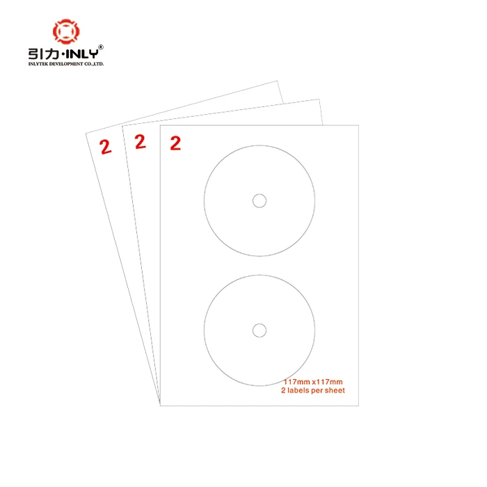Самоклеящиеся этикетки формата a4 для CD/DVD