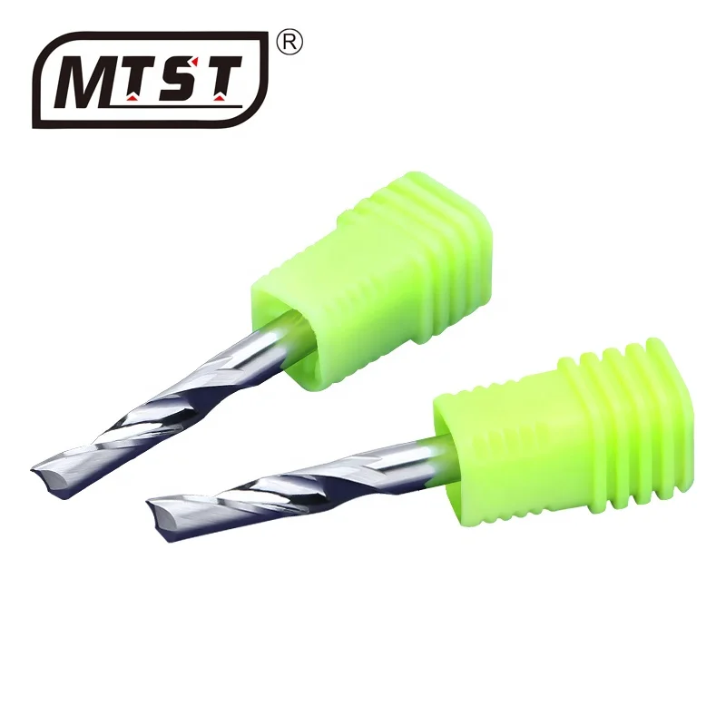 
4 6mm Factory supplier 1 Flute Tungsten carbide end mill for aluminum metal milling cutter bits 