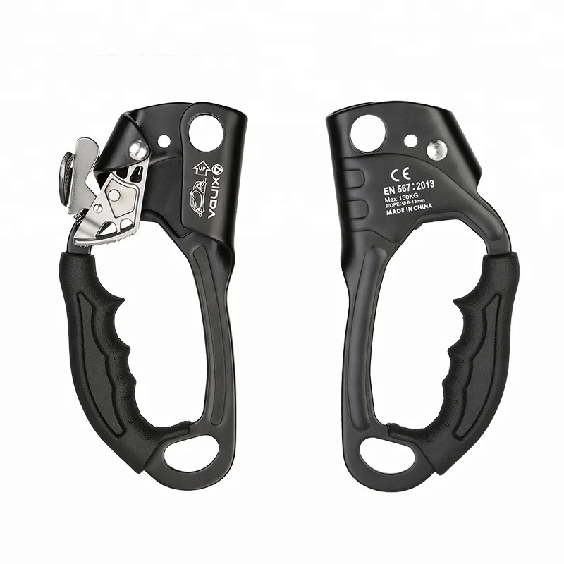 XINDA 7075 aircraft grade aluminum  left hand ascender for climbing rappelling rescue